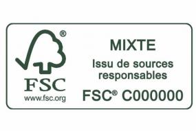 FSC mix label in french