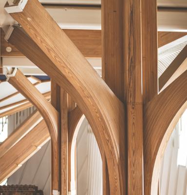 wooden beams